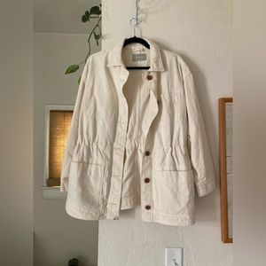 Everlane Cream Chore Canvas Jacket